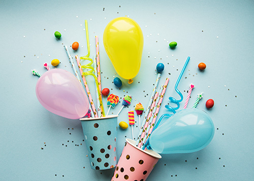 Ballon, Essen, Süßigkeiten